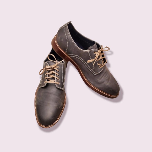 Cole Haan Other - Cole Haan Adam Grand Men's Plain Toe Oxfords Dress Shoes Size 11 Leather Blue